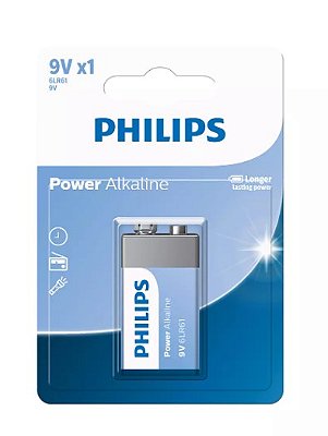 Bateria Philips - 9v Alcalina