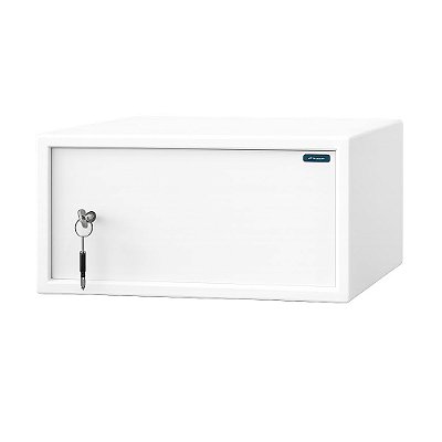 Cofre Mecânico Branco Médio - Fechadura Tetra 23,5/41/42