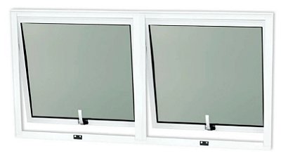 Maxim ar 2 Seções Vidro Mini Boreal Sem Grade Linha Suprema Branco
