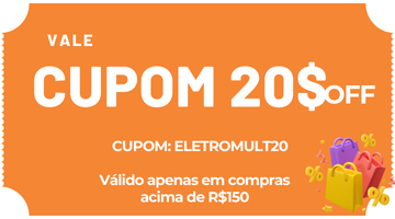 Cupom R$20 acima de R$150