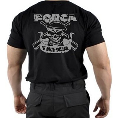 Camiseta Força Tatica Taticão uso permitido