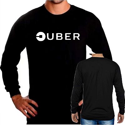 Camiseta manga longa motorista Uber
