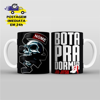 CANECA DE PORCELANA BOTA PRA DORMIR JIU-JITSU