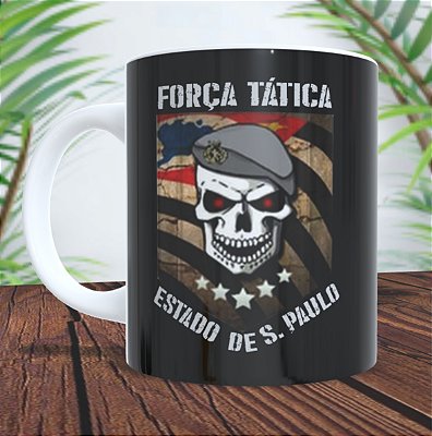 CANECA FORÇA TATICA PERSONALIZADA