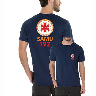 CAMISETA SAMU SOCORRISTA AZUL MARINHO