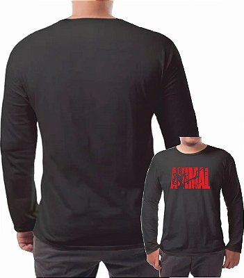 Camiseta Manga Longa Masculina Animal