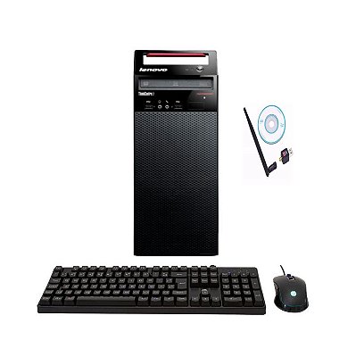 Computador Completo Lenovo Servidor Empresarial Poderoso Super Rápido Intel Core i3 4ª Geração com 12 GB + Wifi + 2 Hds 660 GB + 1 Ano de Garantia