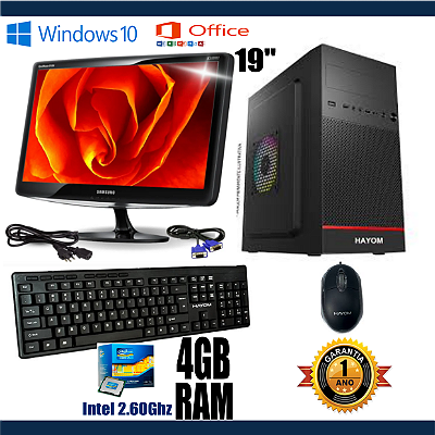 PROMOÇÃO FIM DE LOTE - Computador completo Intel Core i3 ou G620 novo na caixa monitor de 19 polegadas Wide com 1 ano de garantia até 12x