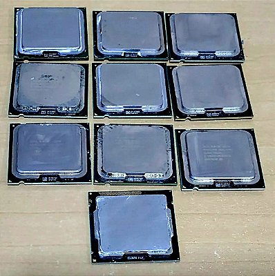 Lote 27 Processadores Intel 775 Testados com Garantia. Vendo Somente o Lote.