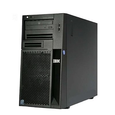 Servidor Torre IBM System x3400 M3 Alta Performance Até 2x Xeon 5620/ Até 128GB RAM/ Até 16TB HDD/ 2x Fonte Original Barato com Garantia + Brinde