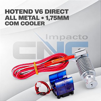 Hotend V6 E3D 1,75mm All Metal Direct C/cooler