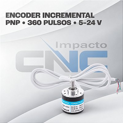 Encoder Incremental Pnp 360 Pulsos 5 A 24v