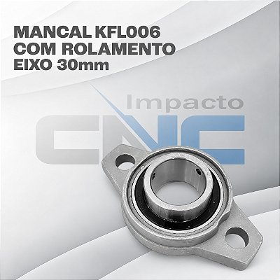 Mancal KFL006 com Rolamento para eixo 30mm