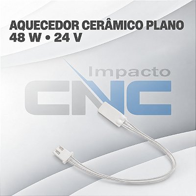 Cartucho Aquecedor Cerâmico Plano 48W - 24v