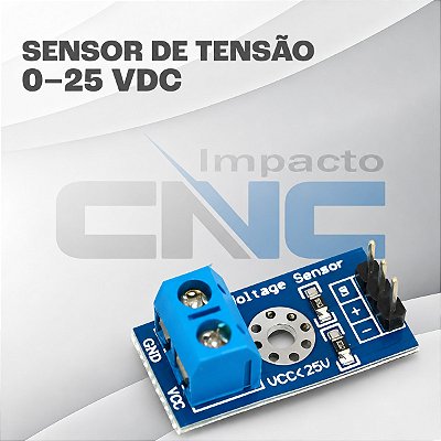 Sensor De Tensão  0-25 Vdc
