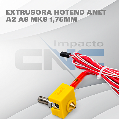 Extrusora Hotend Anet A2 A8 MK8 1,75mm