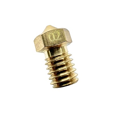 Bico Extrusora Hotend V5 / V6 1,75mm - Nozzle 0.2 mm