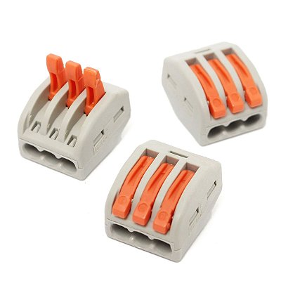 Conector WAGO 222-413 (PCT213) - 3 vias