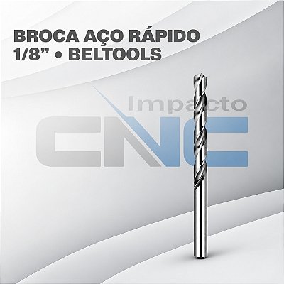 Broca de Aço Rápido 1/8" Beltools