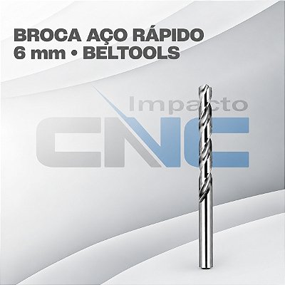 Broca de Aço Rápido 6mm Beltools