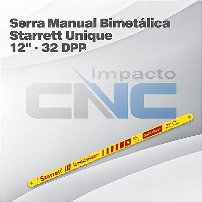 Serra Manual Bimetálica 12 Unique 32D Starrett