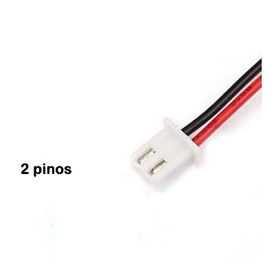 Conector 2 Vias Fêmea Ph2.0 P/ Placa Pcb Ph