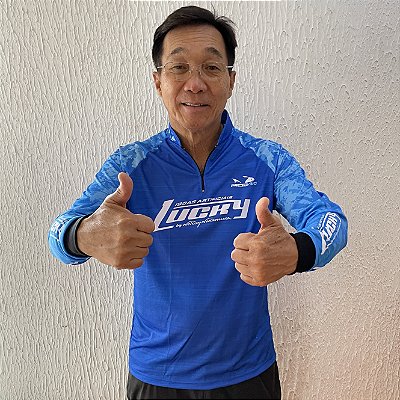 Camiseta de pesca - La maglia - Nelson Nakamura- Proteção UV 50