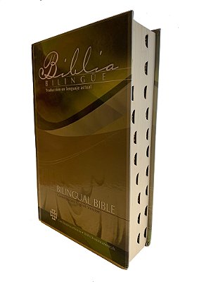Bíblia Bilíngue Tla E Cev Com Deut (edição Em Inglês E Espanhol) | Capa Dura | Com Índice