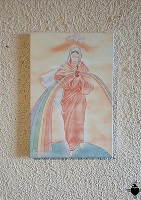 TELA DA IMACULADA DO ESPIRITO SANTO 40X60