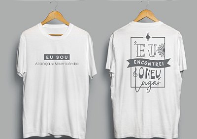 CAMISETA "EU SOU ALIANÇA DE MISERICORDIA"