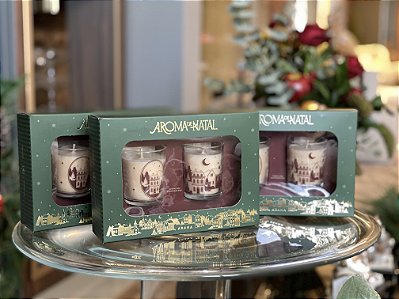 Kit 2 Velas Aromas de Natal - 60gr