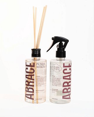 Kit Abrace - Aromatizador + Difusor Abrace 250ml- Arana