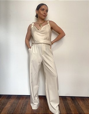 Calça Alfaiataria Wide Leg Tereza @usemika Feminino