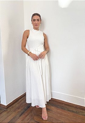 Vestido Regata Com Pregas Helena @usemika Feminino