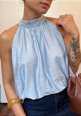 Blusa Crepe Balone  Michele @usemika Feminino