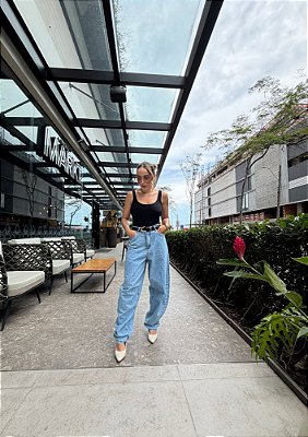 Calça Jeans Baloon Feminino Brenda @usemika Feminino