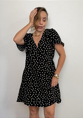 Vestido Duna Curto Decote V Talita @usemika Feminino