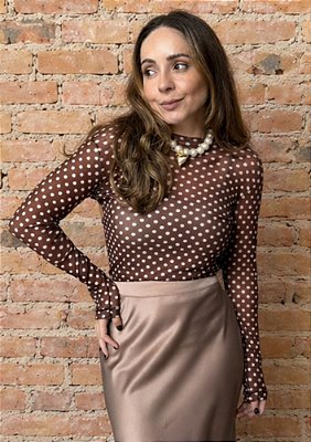 Body Tule Estampado Melissa @usemika Feminino