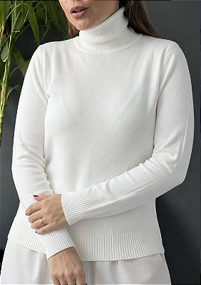 Blusa Modal Básica Gola Alta Antonia @usemika Feminino