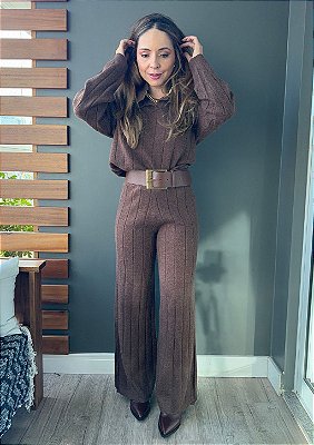 Conjunto Modal Gola Polo Laura @usemika Feminino