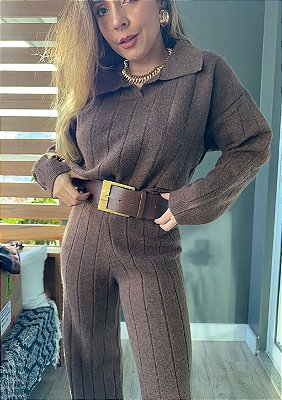 Conjunto Modal Gola Polo Laura @usemika Feminino