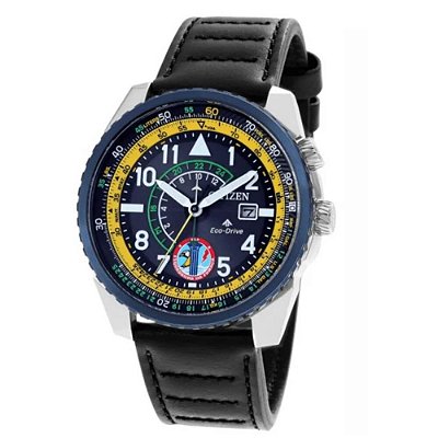 Relógio Citizen Masculino Eco-Drive Esquadrilha da Fumaça BJ7139-10E - TZ31721Y.