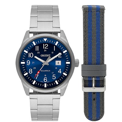 Relógio Orient SolarTech Masculino MBSS1452 D2SX - Troca Pulseira