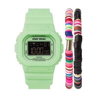 Kit Relógio Mormaii Feminino Sports MO0303A/K8V + pulseira