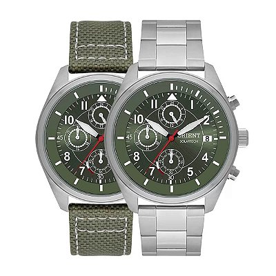 Relógio Orient Solar Masculino MBSSC251 E2SX Troca Pulseira