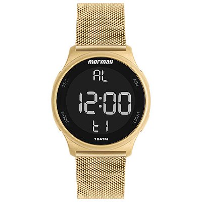 Relógio Mormaii Unissex Digi Dourado MO7700A/8D