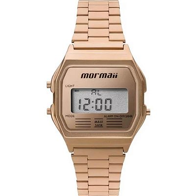 Relógio Digital Mormaii Feminino Vintage MOJH02AI/4J Rosé