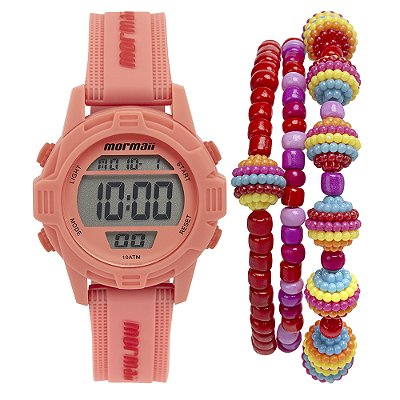 Kit Relógio Mormaii Infantil Nxt MO13800A/K8T + pulseira