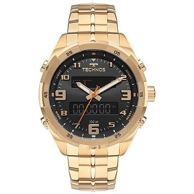 Relógio Technos Masculino Ts Digitech Dourado - BJK725AA/1P