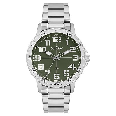 Relógio Condor Masculino Militar Prata - CO2035NRU/4V